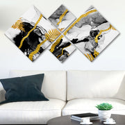 Conjunto Decorativo MDF Multicolor 4 Peças - Impressão UV Premium para Parede