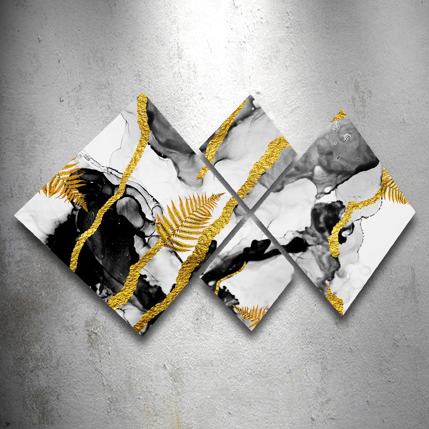 Conjunto Decorativo MDF Multicolor 4 Peças - Impressão UV Premium para Parede