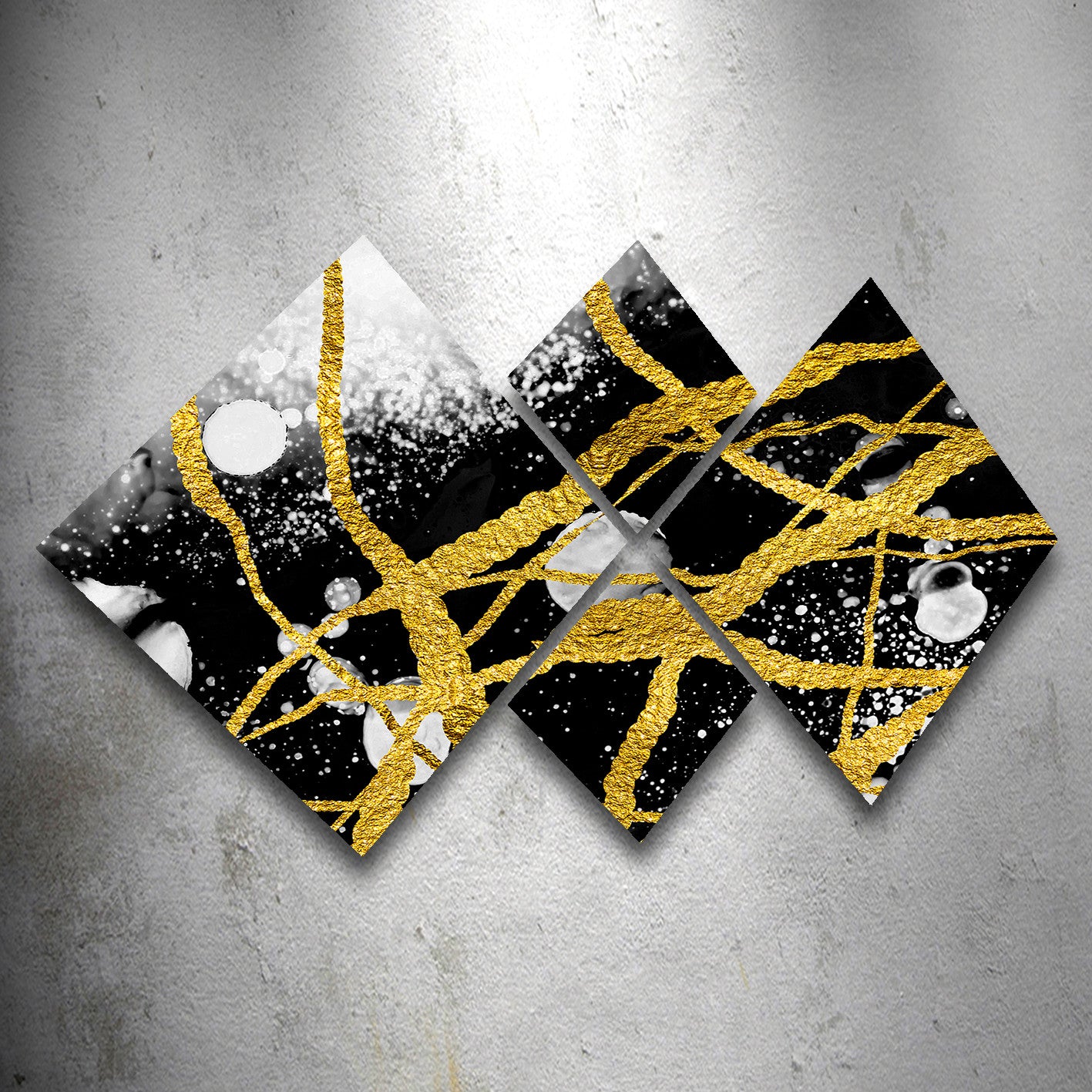 Conjunto Decorativo MDF Multicolor 4 Peças - Impressão UV Premium para Parede