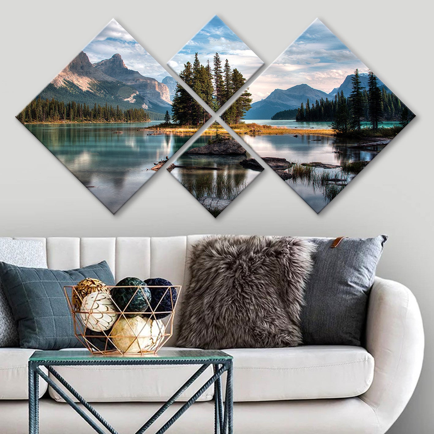 Pintura Decorativa em MDF – 40x40 cm e 20x20 cm – 100% MDF