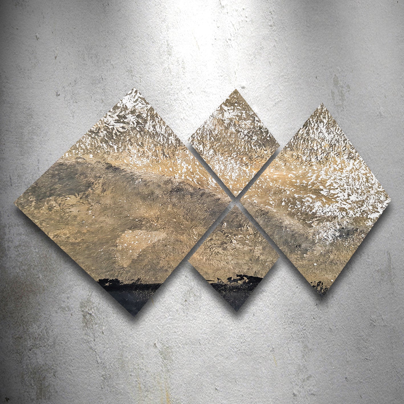 Conjunto Decorativo MDF Multicolor 4 Peças - Impressão UV Premium para Parede