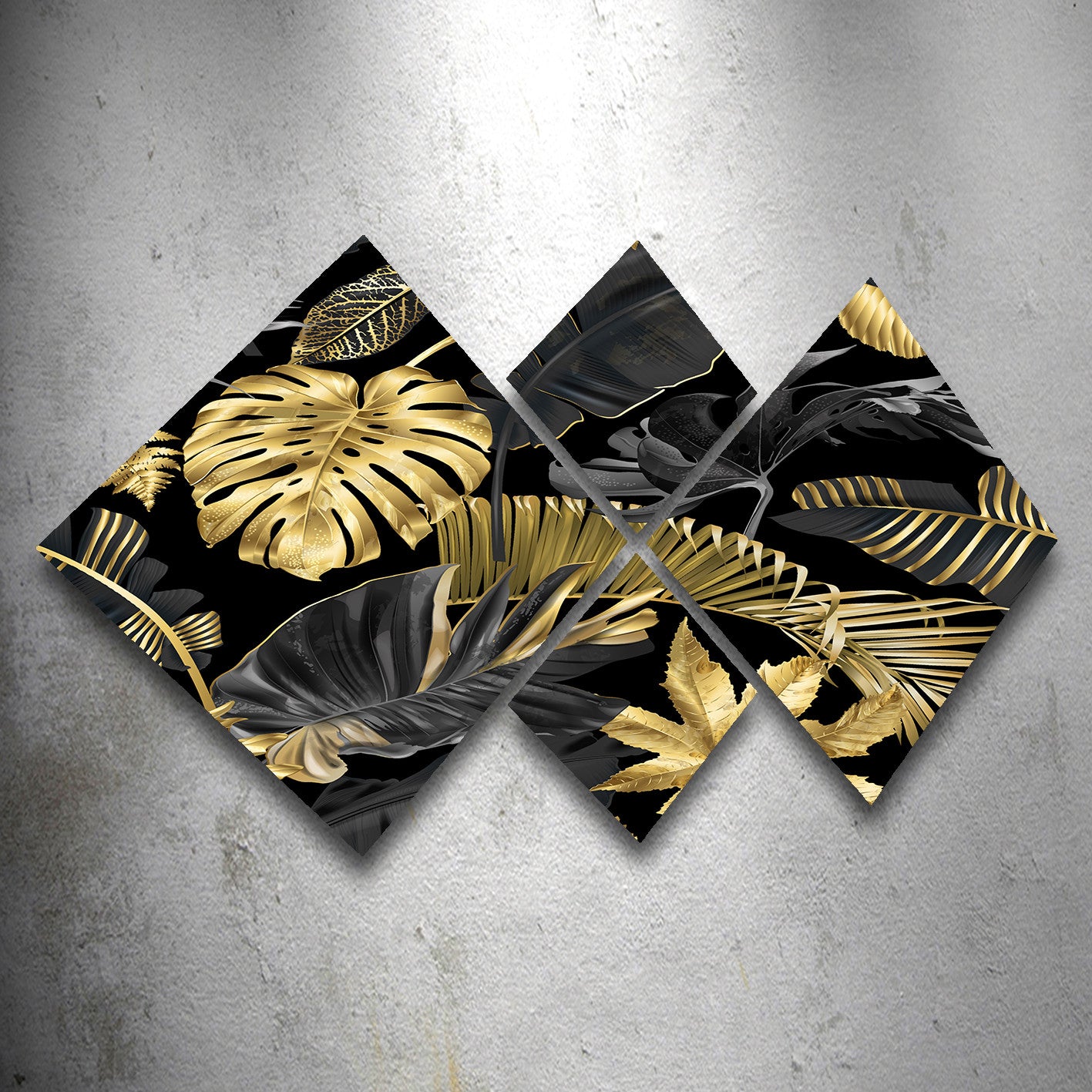 Conjunto Decorativo MDF Multicolor 4 Peças - Impressão UV Premium para Parede