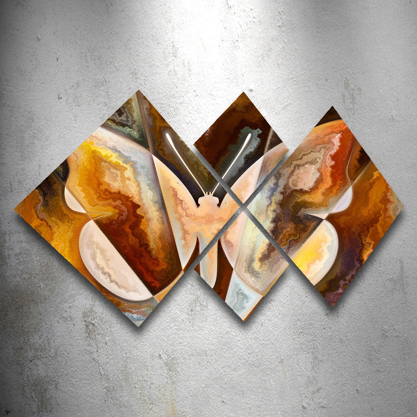 Conjunto Decorativo MDF Multicolor 4 Peças - Impressão UV Premium para Parede