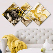 Conjunto Decorativo MDF Multicolor 4 Peças - Impressão UV Premium para Parede