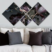 Conjunto Decorativo MDF Multicolor 4 Peças - Impressão UV Premium para Parede