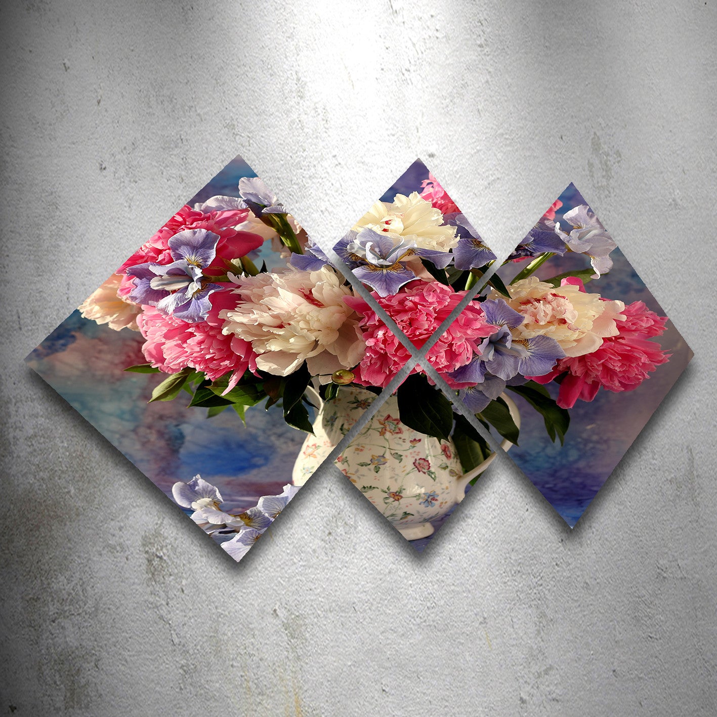 Conjunto Decorativo MDF Multicolor 4 Peças - Impressão UV Premium para Parede