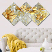 Conjunto Decorativo MDF Multicolor 4 Peças - Impressão UV Premium para Parede