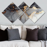 Pinturas Decorativas em MDF – 40x40 cm (2) e 20x20 cm (2) – 100% MDF