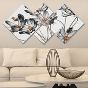 Conjunto Decorativo MDF Multicolor 4 Peças - Impressão UV Premium para Parede