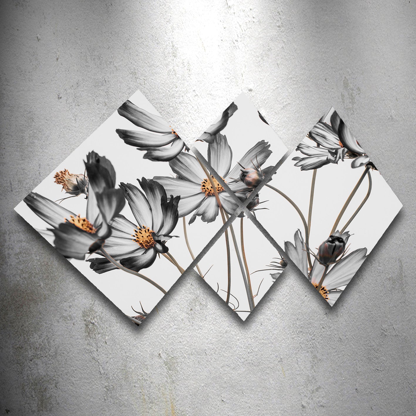 Conjunto Decorativo MDF Multicolor 4 Peças - Impressão UV Premium para Parede