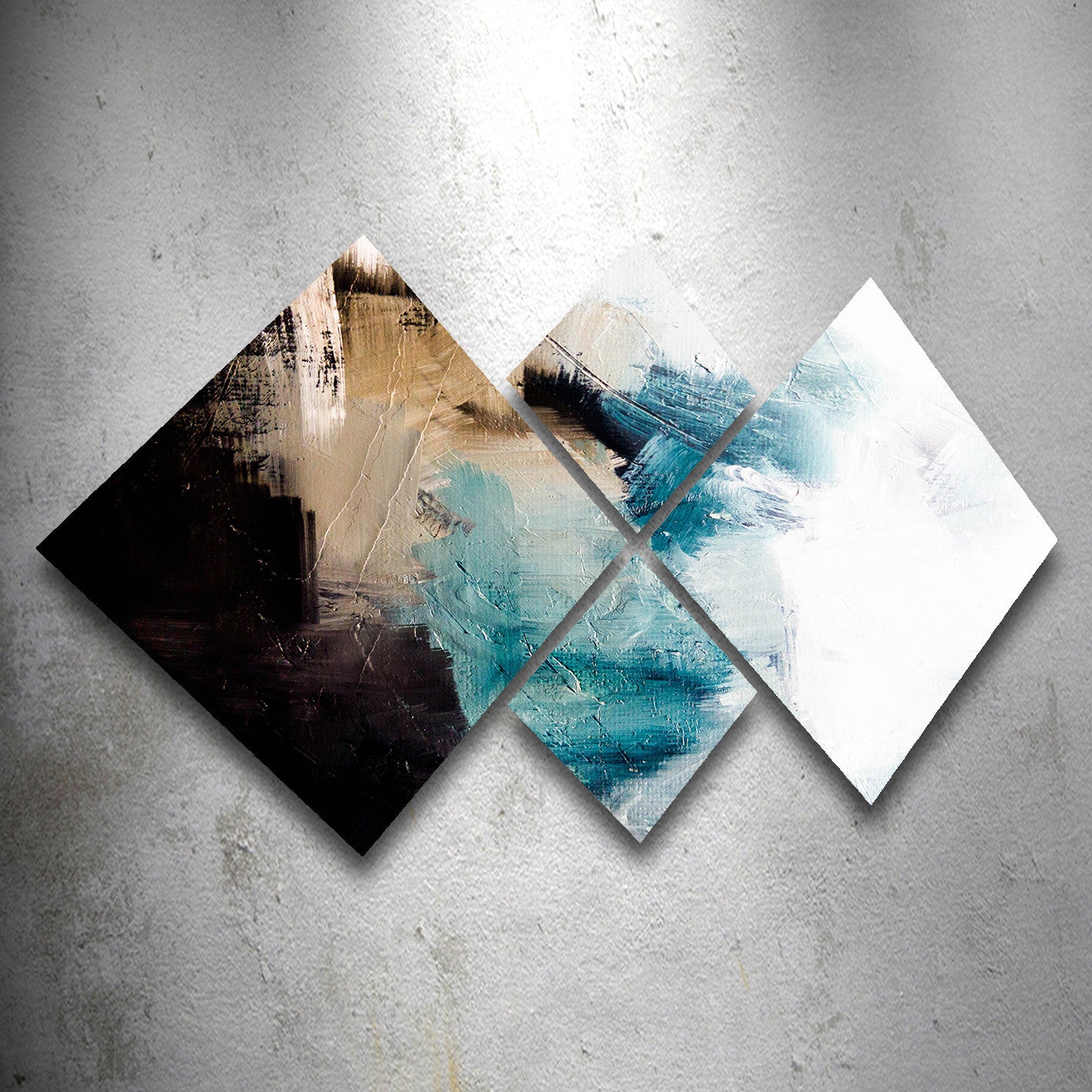 Conjunto Decorativo MDF Multicolor 4 Peças - Impressão UV Premium para Parede