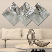 Conjunto Decorativo MDF Multicolor 4 Peças - Impressão UV Premium para Parede