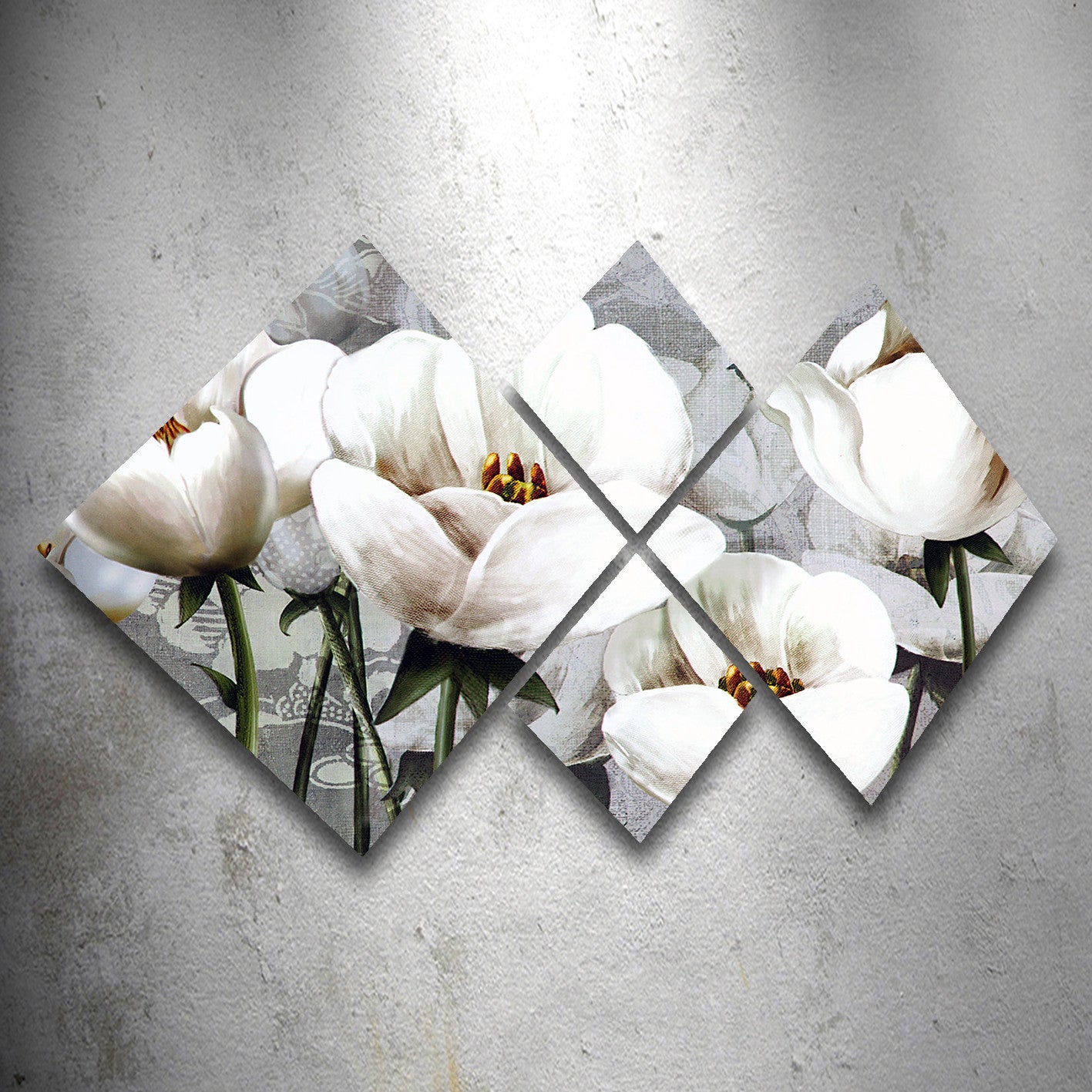 Conjunto Decorativo MDF Multicolor 4 Peças - Impressão UV Premium para Parede