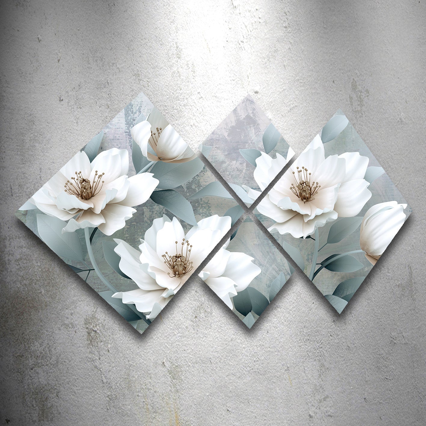 Conjunto Decorativo MDF Multicolor 4 Peças - Impressão UV Premium para Parede