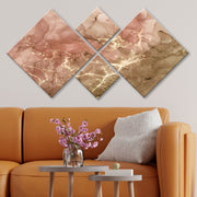 Conjunto Decorativo MDF Multicolor 4 Peças - Impressão UV Premium para Parede