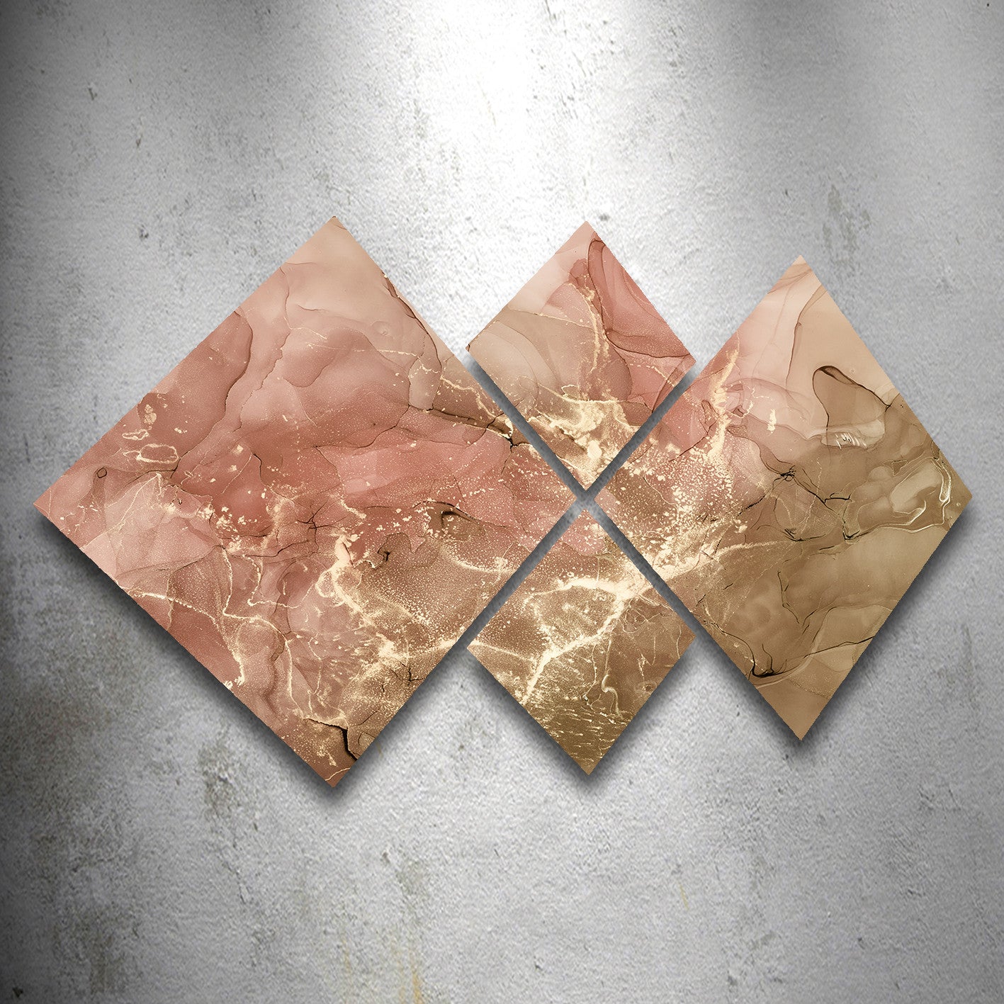 Conjunto Decorativo MDF Multicolor 4 Peças - Impressão UV Premium para Parede