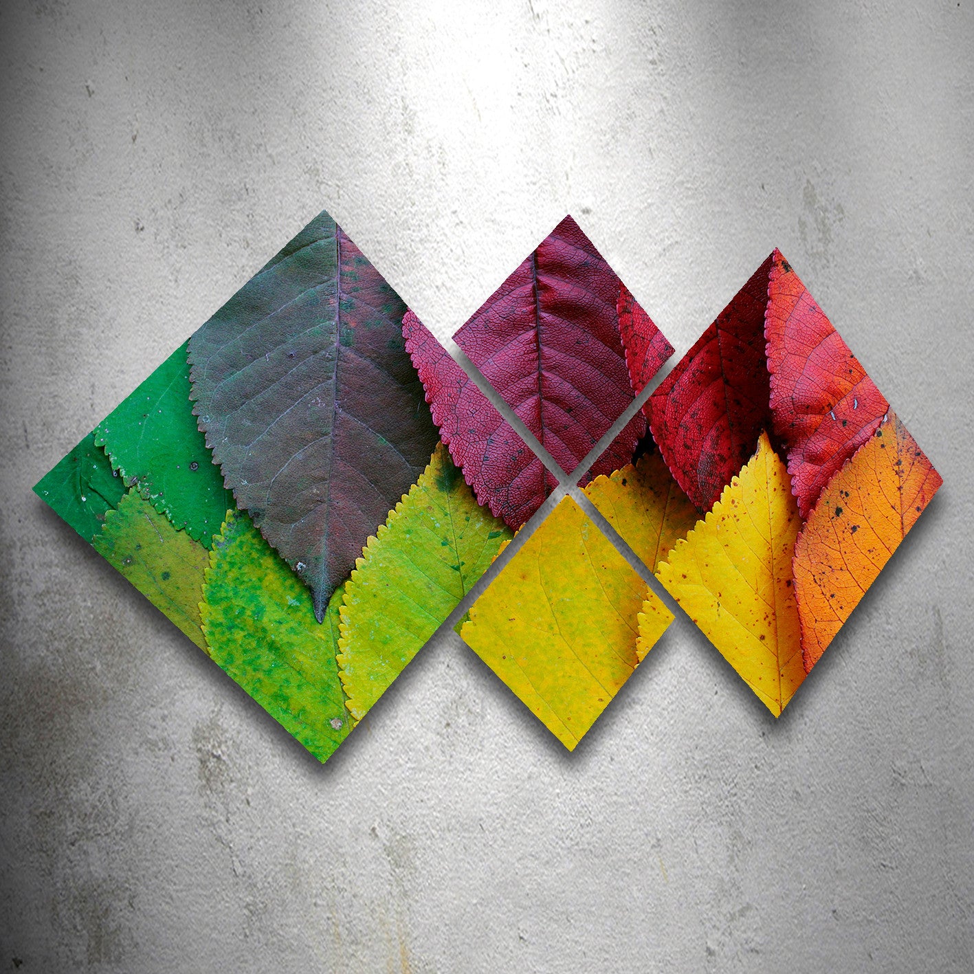 Conjunto Decorativo MDF Multicolor 4 Peças - Impressão UV Premium para Parede