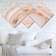 Conjunto Decorativo MDF Multicolor 4 Peças - Impressão UV Premium para Parede