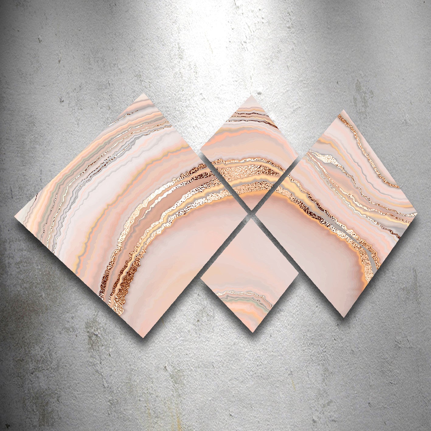 Conjunto Decorativo MDF Multicolor 4 Peças - Impressão UV Premium para Parede