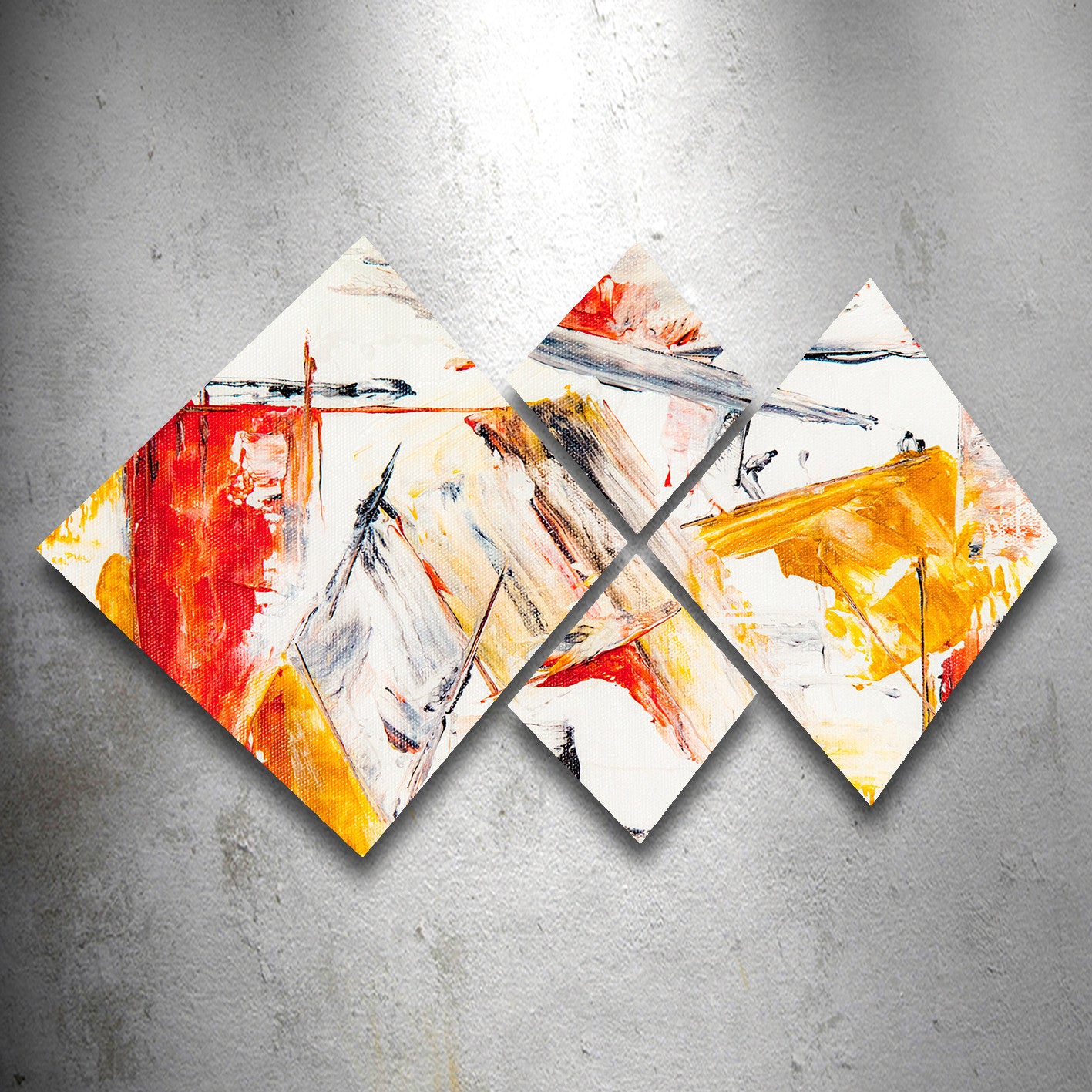 Conjunto Decorativo MDF Multicolor 4 Peças - Impressão UV Premium para Parede