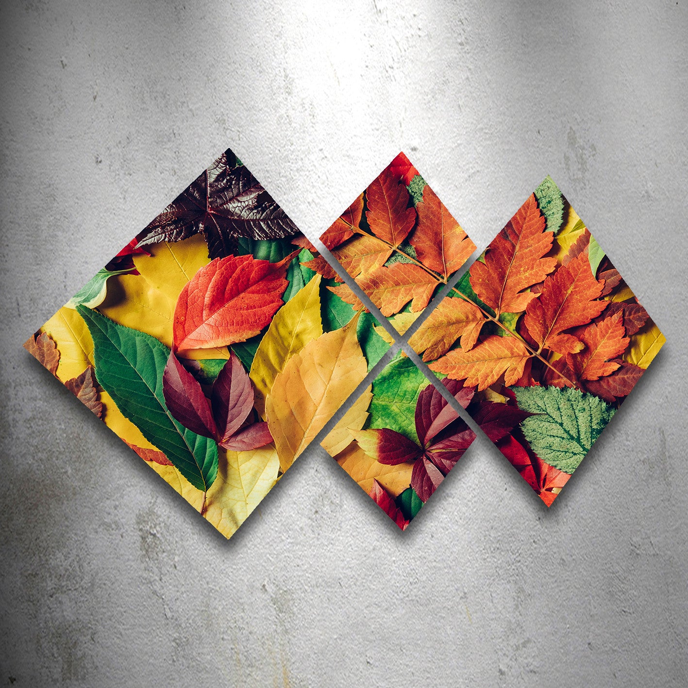 Conjunto Decorativo MDF Multicolor 4 Peças - Impressão UV Premium para Parede