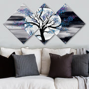 Conjunto Decorativo MDF Multicolor 4 Peças - Impressão UV Premium para Parede