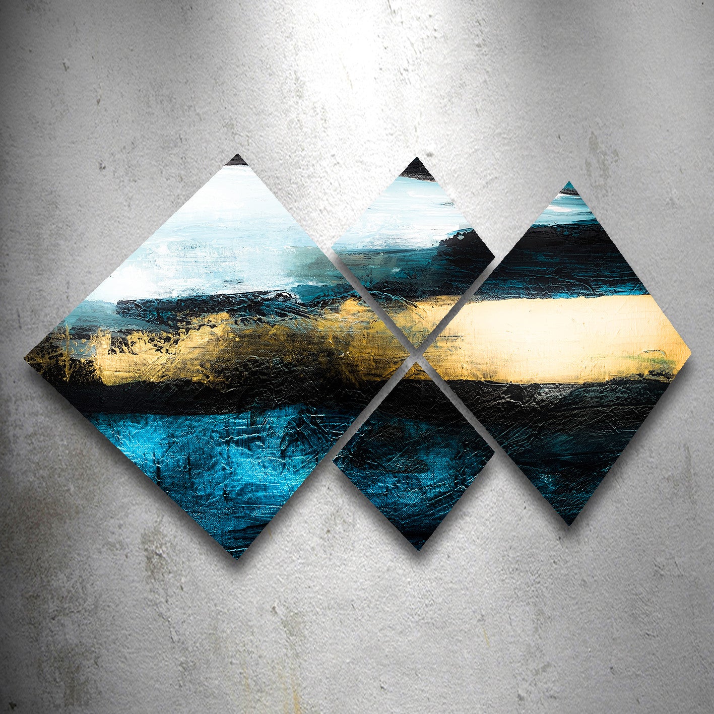 Conjunto Decorativo MDF Multicolor 4 Peças - Impressão UV Premium para Parede