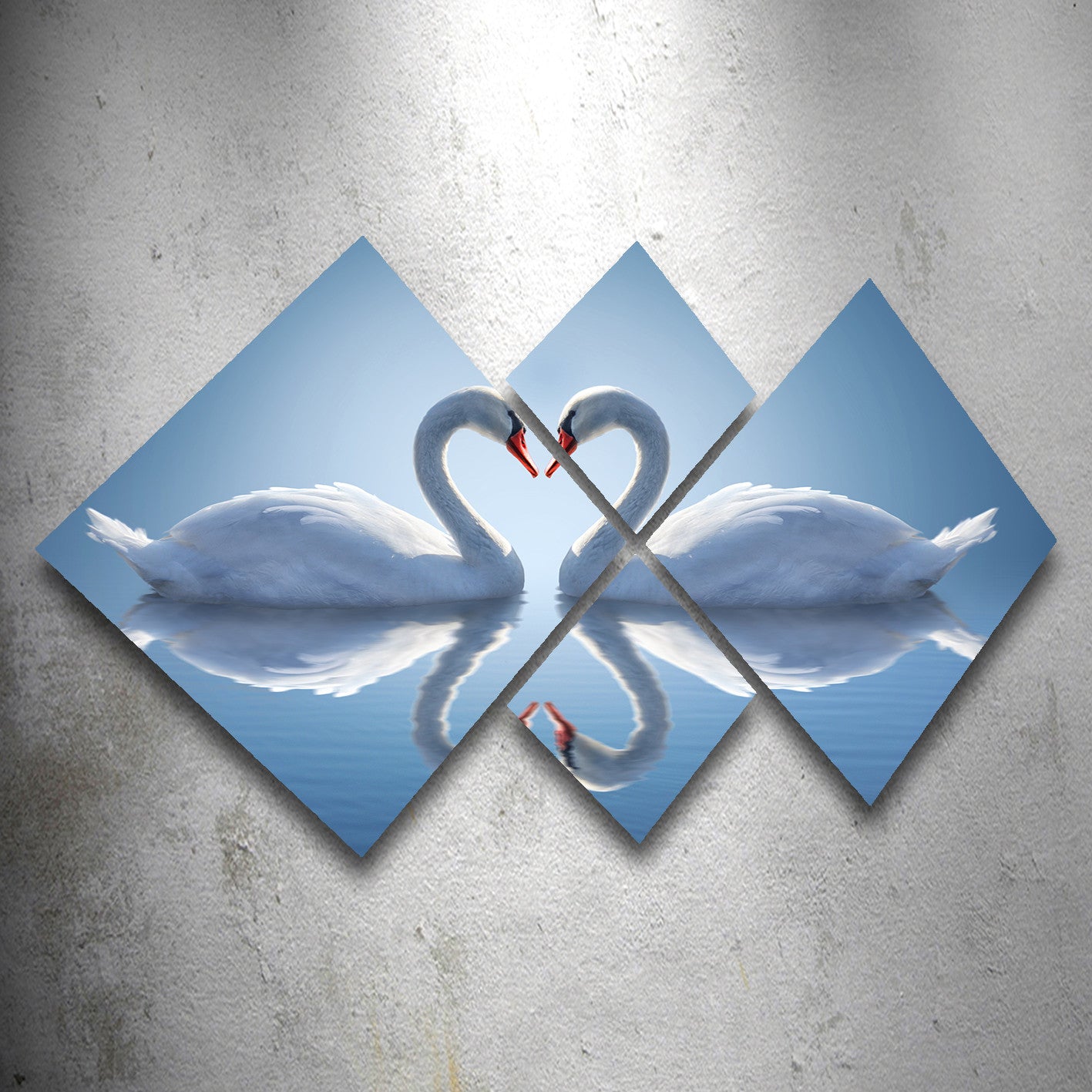 Conjunto Decorativo MDF Multicolor 4 Peças - Impressão UV Premium para Parede