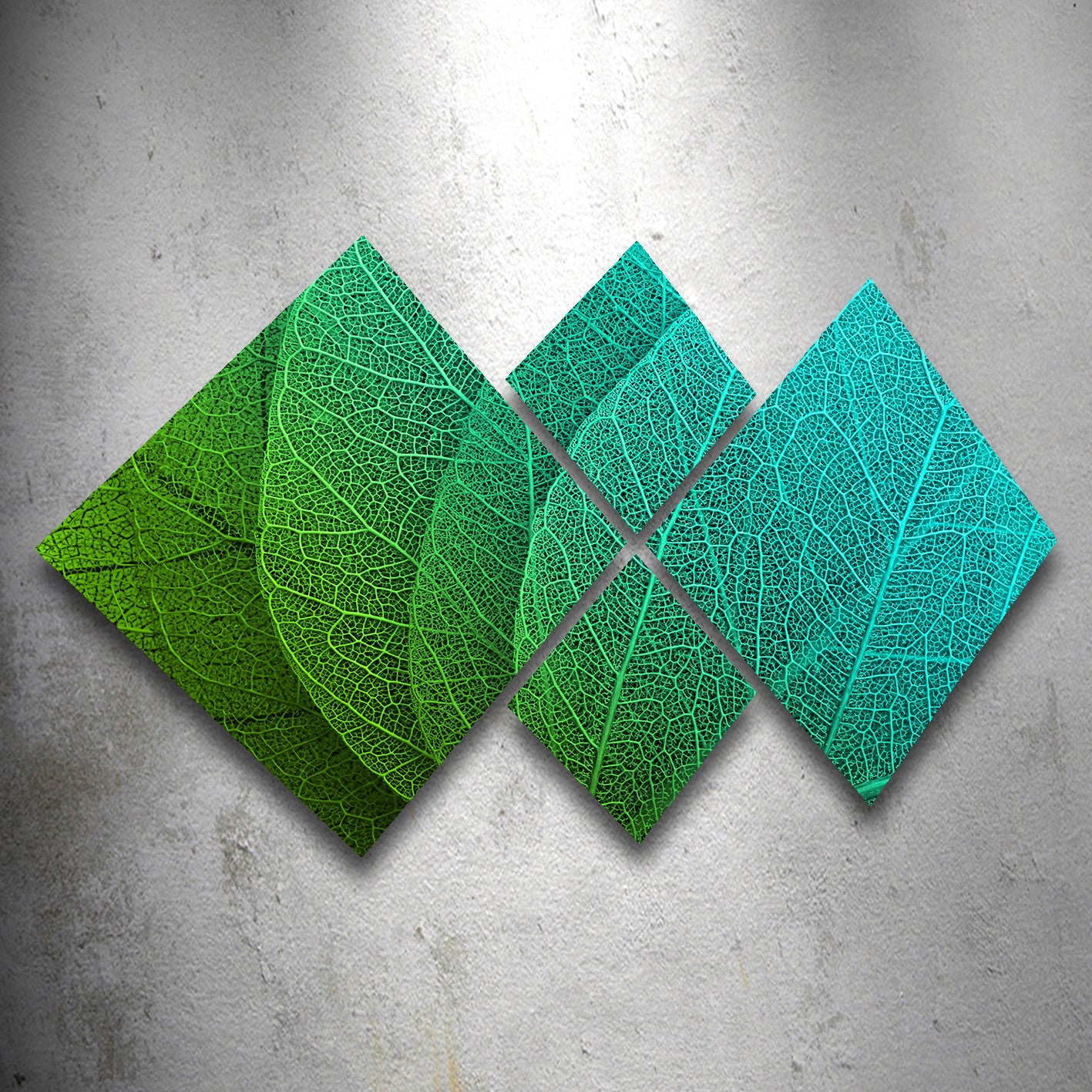 Conjunto Decorativo MDF Multicolor 4 Peças - Impressão UV Premium para Parede