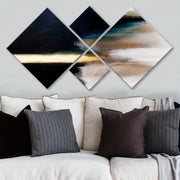 Conjunto Decorativo MDF Multicolor 4 Peças - Impressão UV Premium para Parede