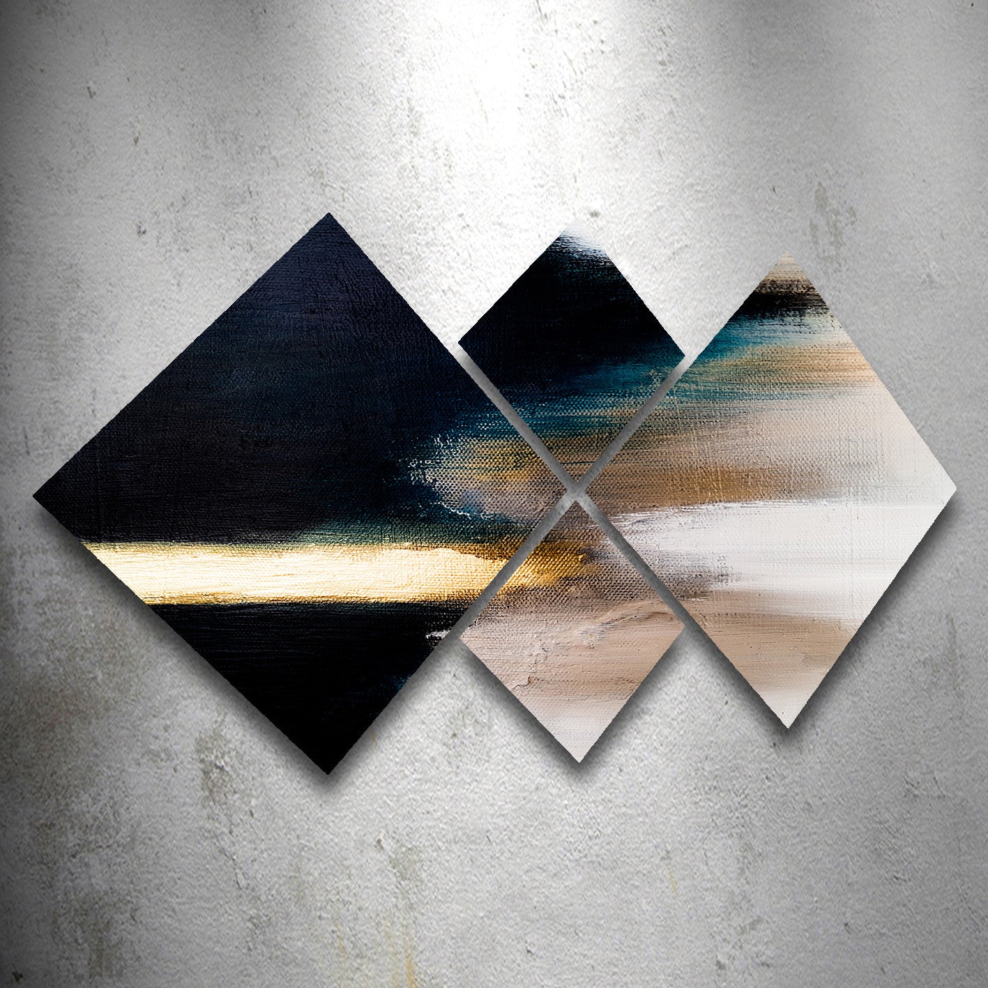 Conjunto Decorativo MDF Multicolor 4 Peças - Impressão UV Premium para Parede