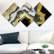 Conjunto Decorativo MDF Multicolor 4 Peças - Impressão UV Premium para Parede