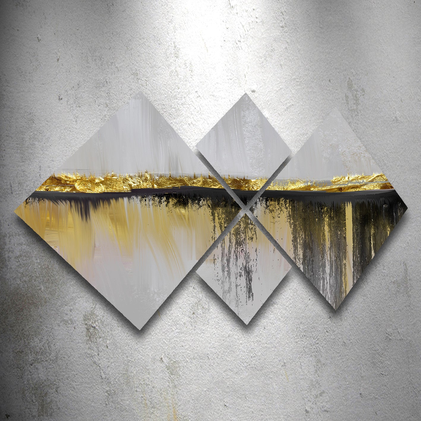 Conjunto Decorativo MDF Multicolor 4 Peças - Impressão UV Premium para Parede