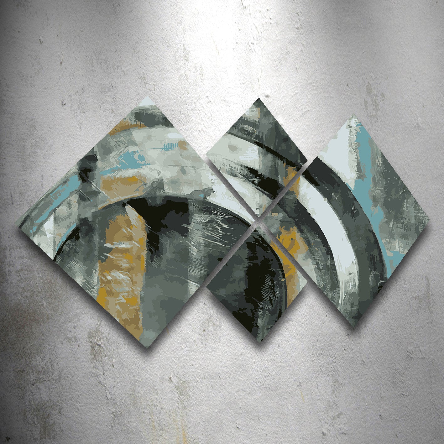 Conjunto Decorativo MDF Multicolor 4 Peças - Impressão UV Premium para Parede