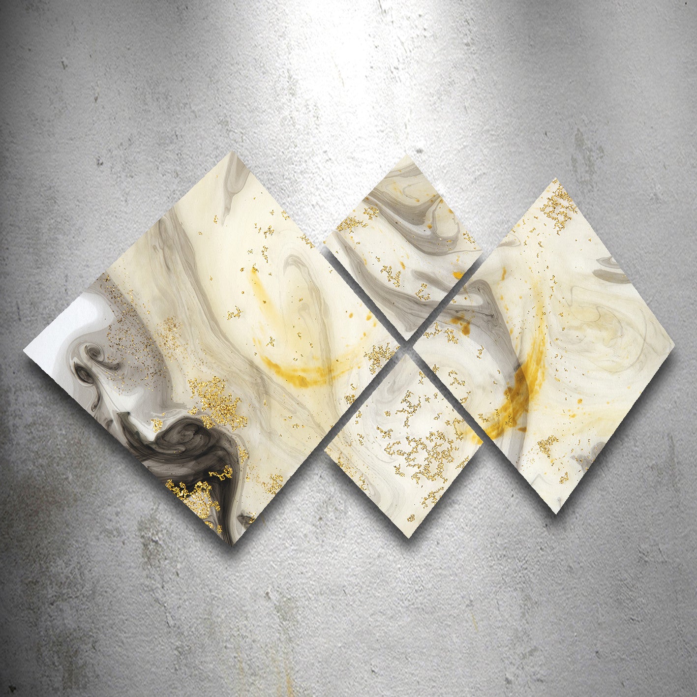 Conjunto Decorativo MDF Multicolor 4 Peças - Impressão UV Premium para Parede