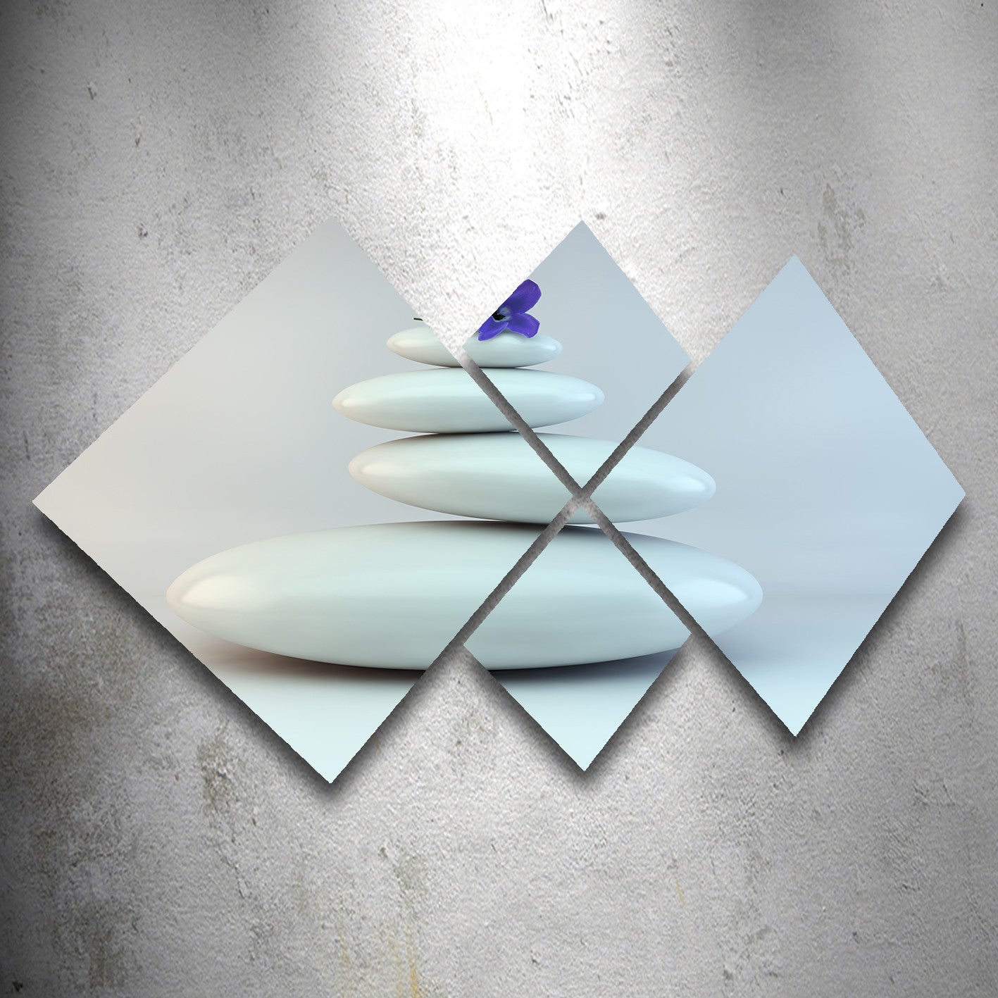 Conjunto Decorativo MDF Multicolor 4 Peças - Impressão UV Premium para Parede