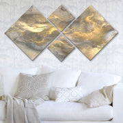 Conjunto Decorativo MDF Multicolor 4 Peças - Impressão UV Premium para Parede