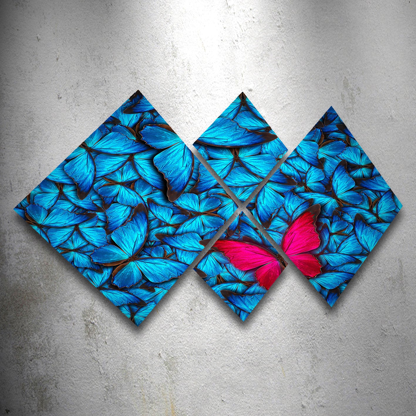 Conjunto Decorativo MDF Multicolor 4 Peças - Impressão UV Premium para Parede