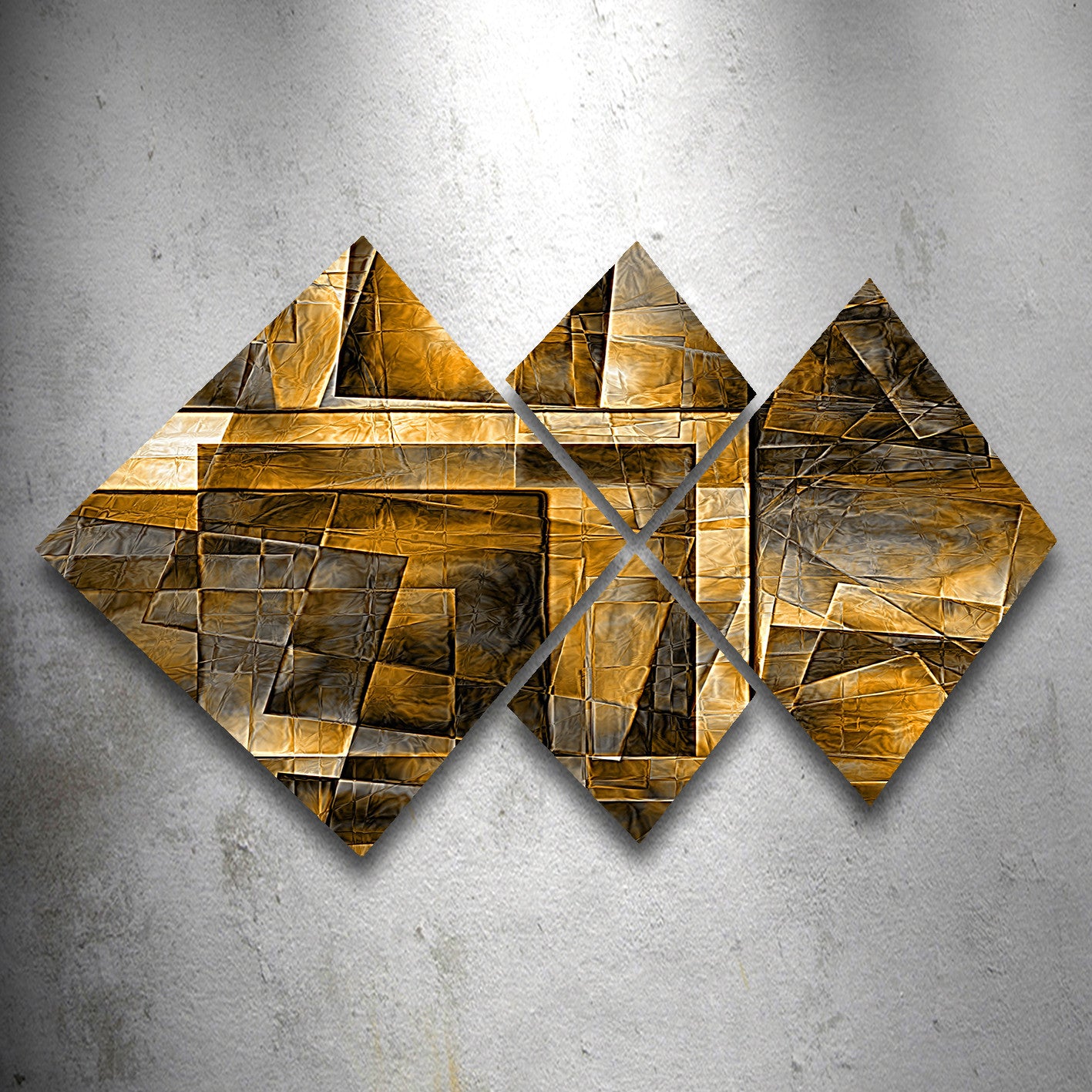 Conjunto Decorativo MDF Multicolor 4 Peças - Impressão UV Premium para Parede