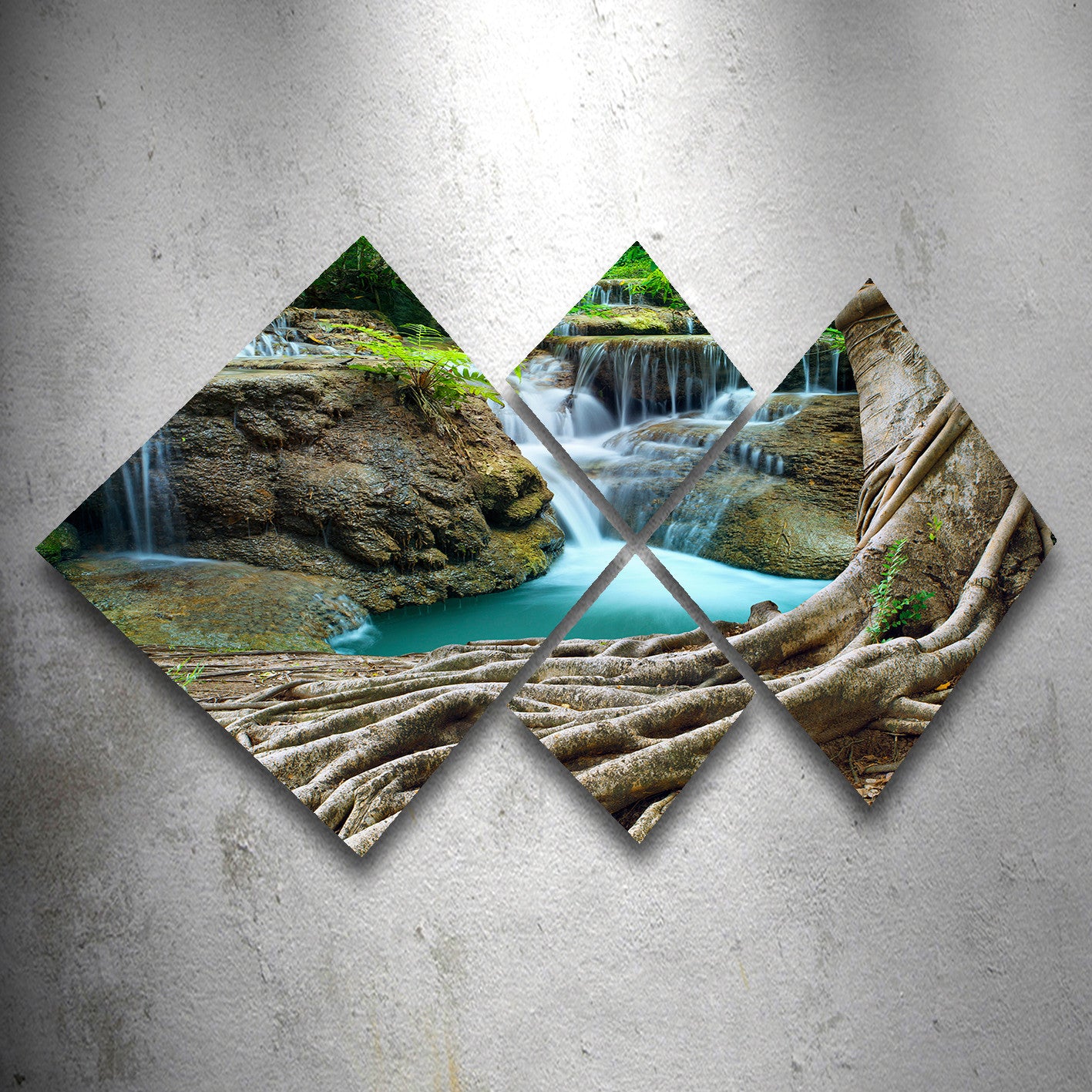 Conjunto Decorativo MDF Multicolor 4 Peças - Impressão UV Premium para Parede