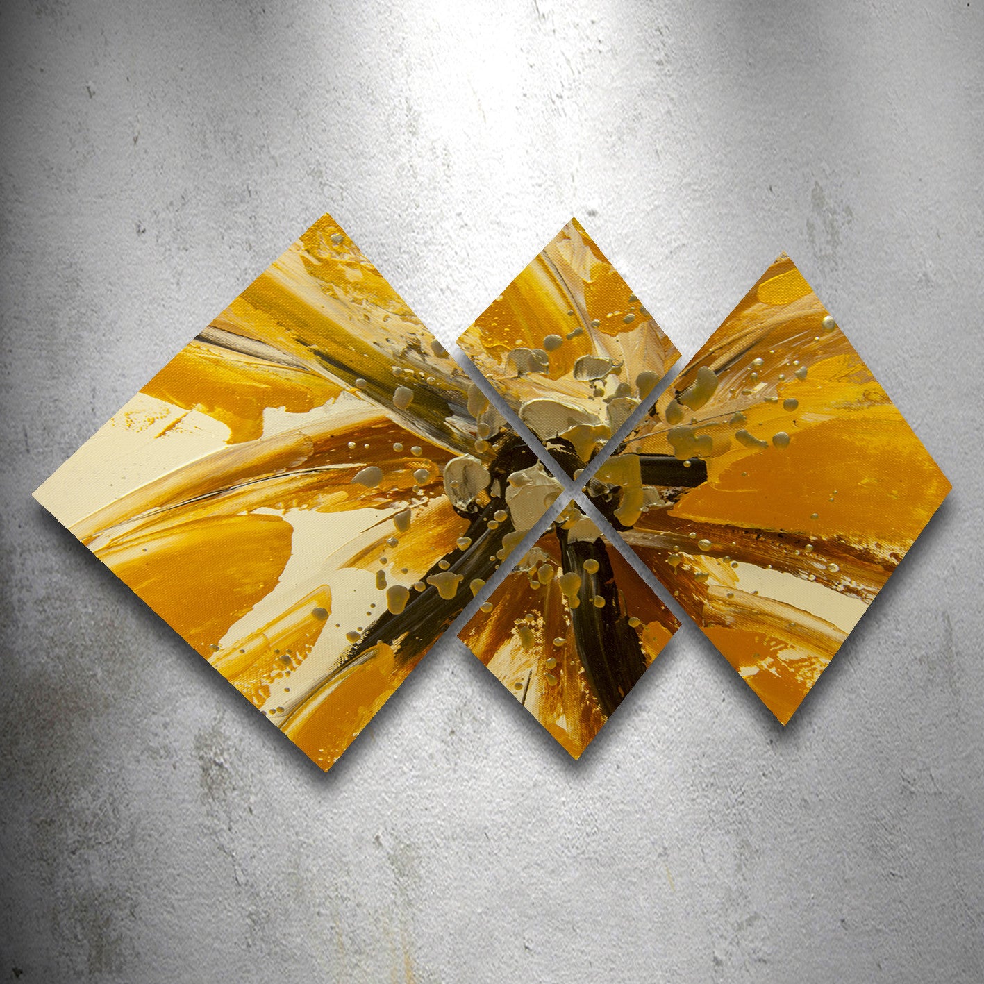 Conjunto Decorativo MDF Multicolor 4 Peças - Impressão UV Premium para Parede