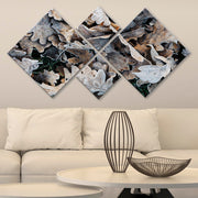 Conjunto Decorativo MDF Multicolor 4 Peças - Impressão UV Premium para Parede