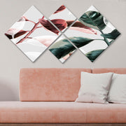 Conjunto Decorativo MDF Multicolor 4 Peças - Impressão UV Premium para Parede