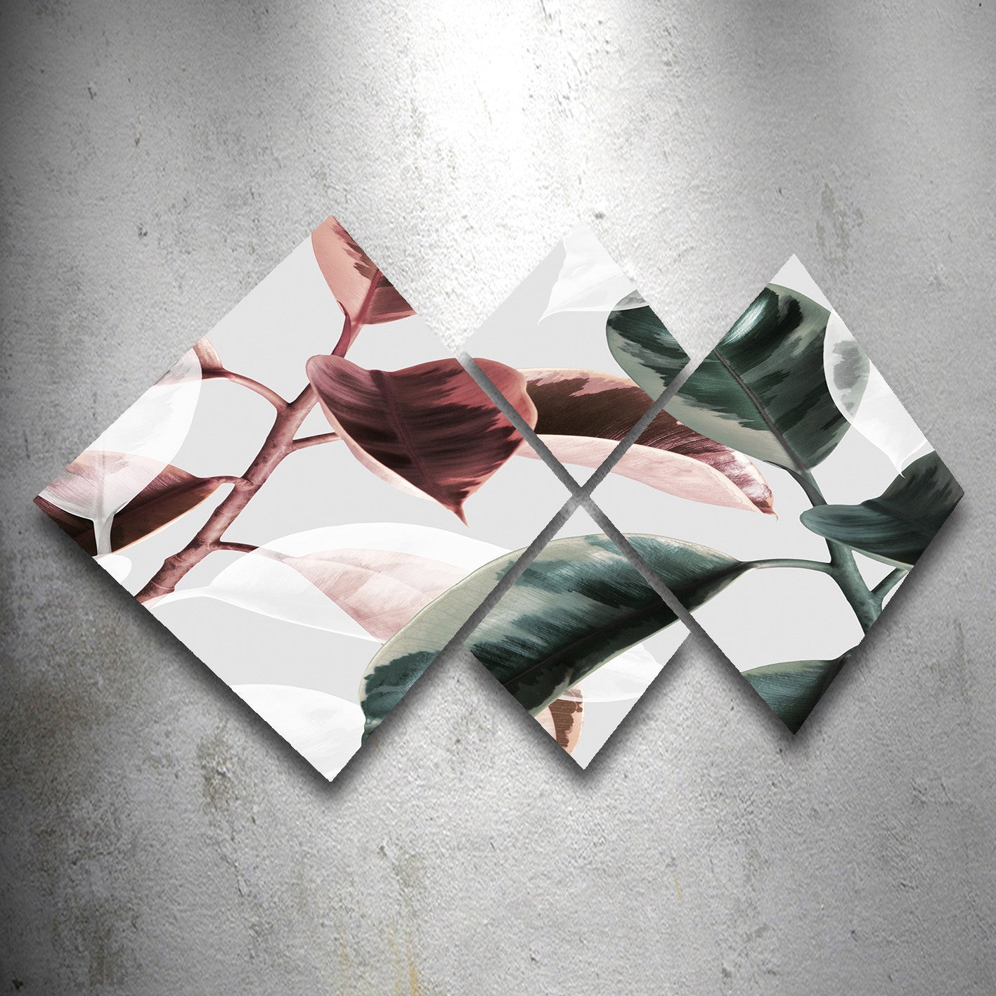 Conjunto Decorativo MDF Multicolor 4 Peças - Impressão UV Premium para Parede