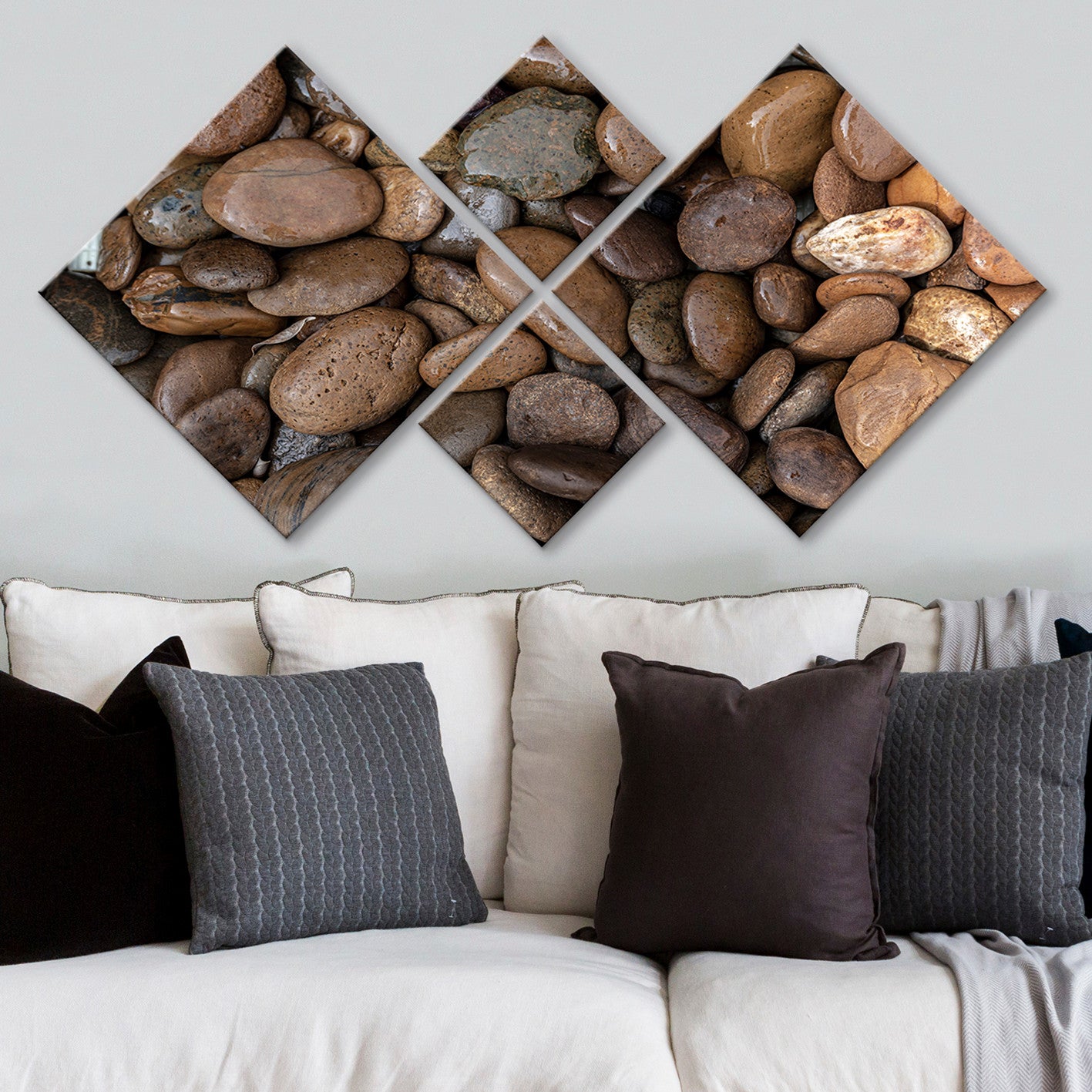 Conjunto Decorativo MDF Multicolor 4 Peças - Impressão UV Premium para Parede