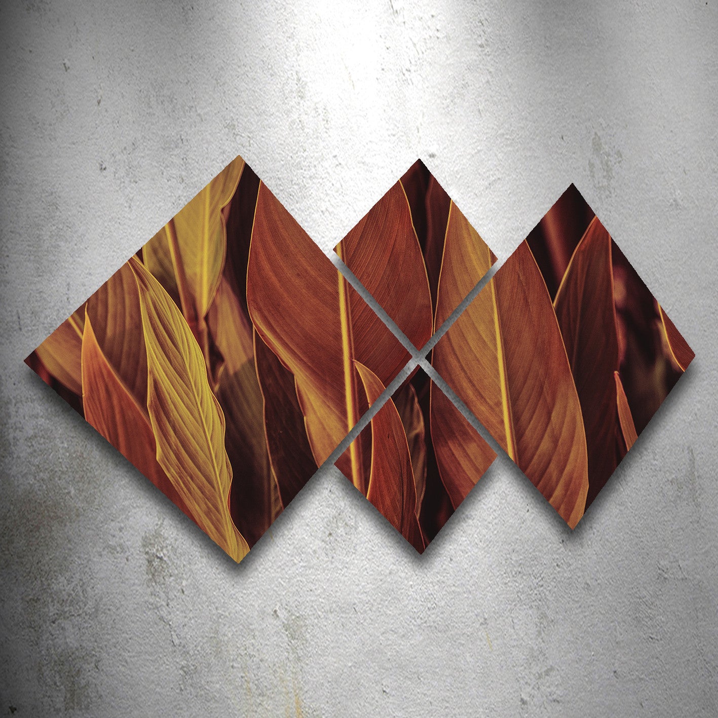 Conjunto Decorativo MDF Multicolor 4 Peças - Impressão UV Premium para Parede