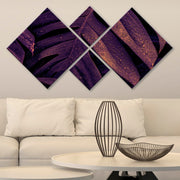 Conjunto Decorativo MDF Multicolor 4 Peças - Impressão UV Premium para Parede