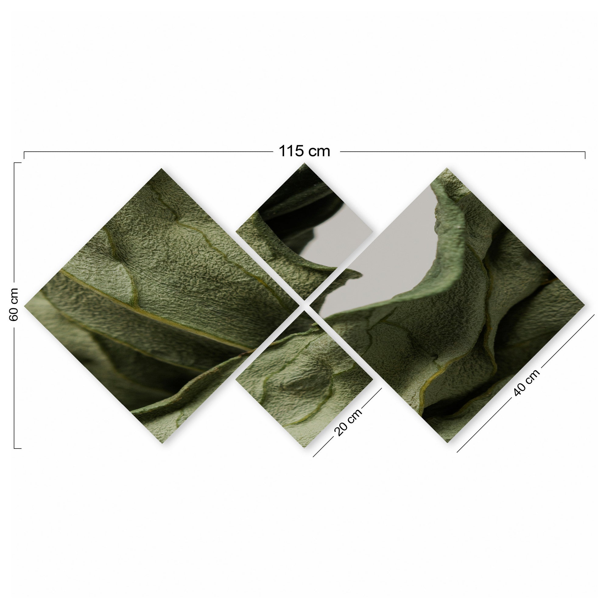 Conjunto Decorativo MDF Multicolor 4 Peças - Impressão UV Premium para Parede