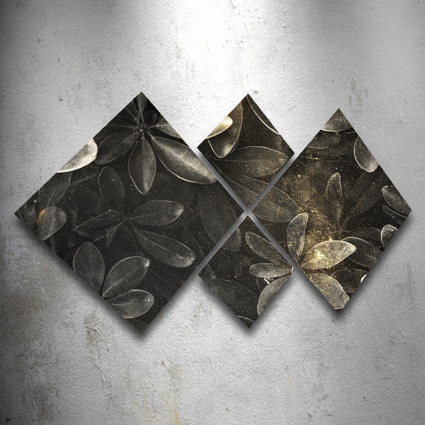 Conjunto Decorativo MDF Multicolor 4 Peças - Impressão UV Premium para Parede