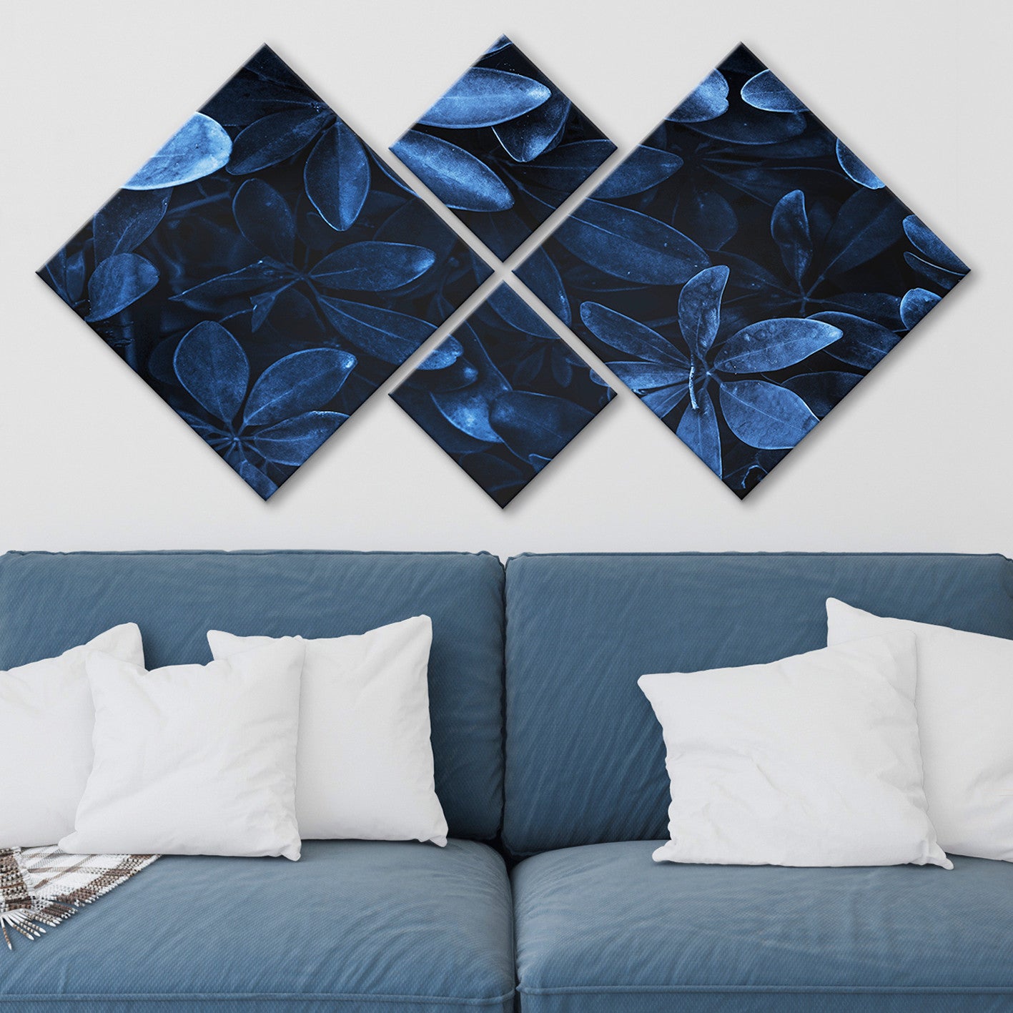 Conjunto Decorativo MDF Multicolor 4 Peças - Impressão UV Premium para Parede